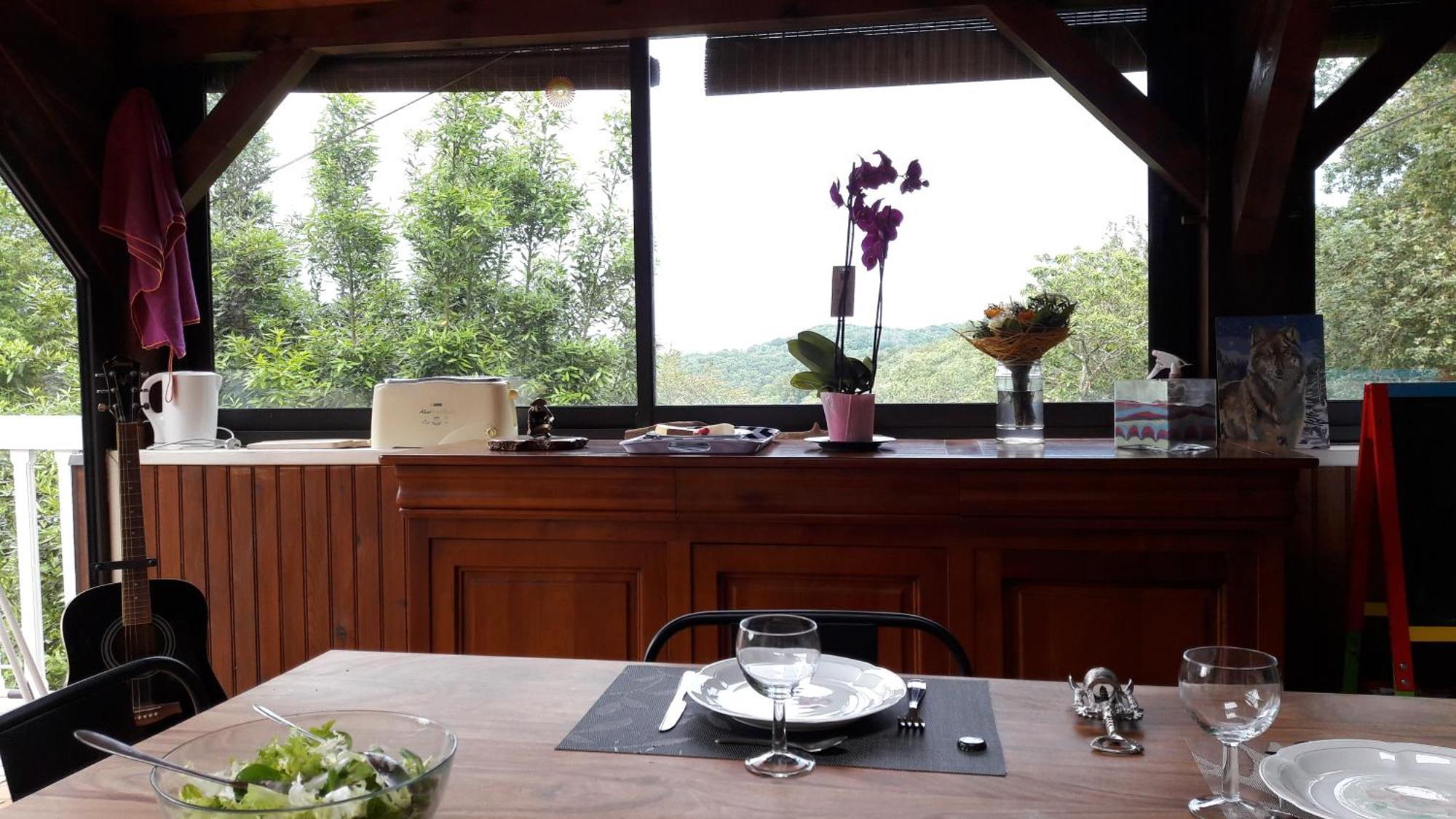 B&B En Plein Coeur De La Foret Artiguelouve Zewnętrze zdjęcie